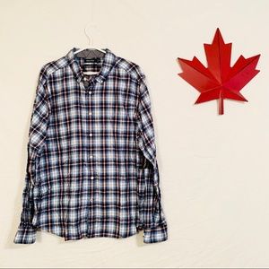 PLAID NAUTICA BUTTON-UP (XXL)